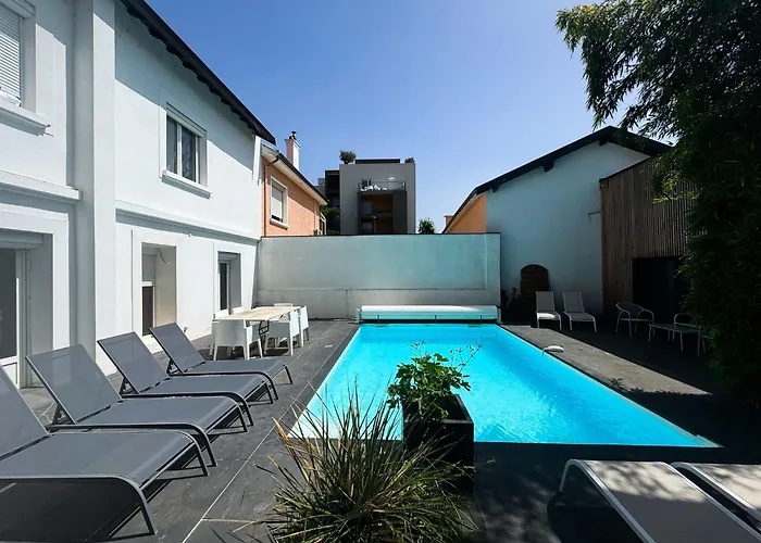 Twenty With Pool Lyon Apartmán Villeurbanne